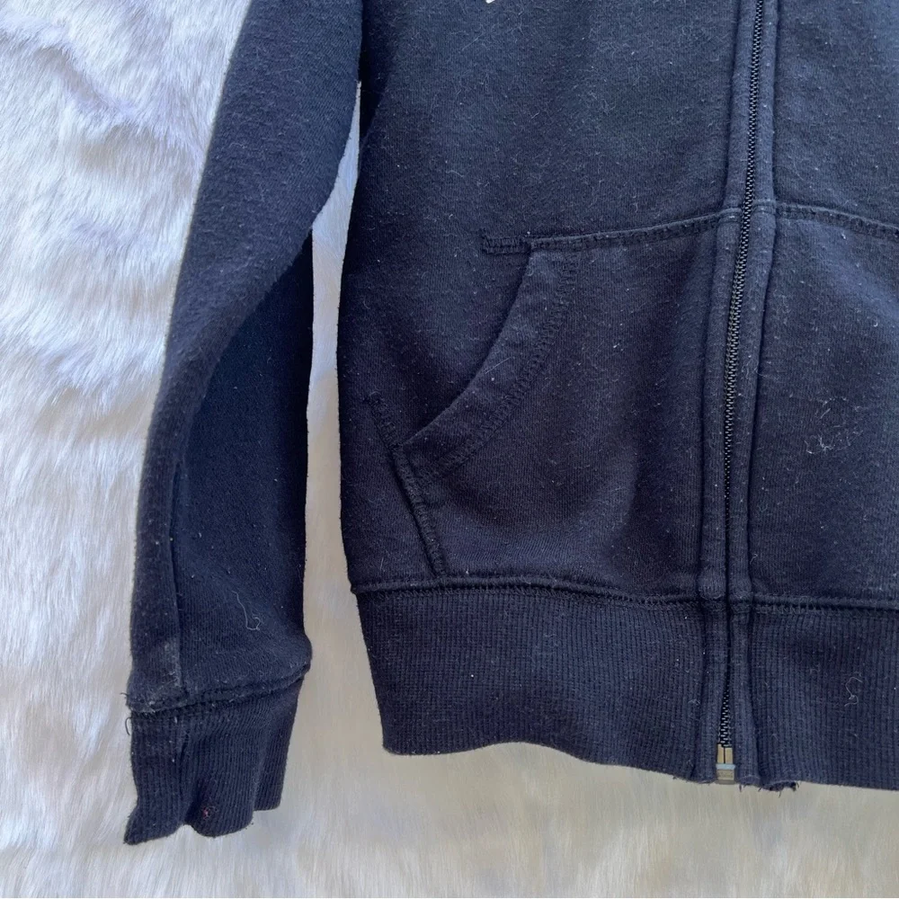 The‎ Children’s Place Black Sweatshirt  Full Zip Hoodie Size S 5/6